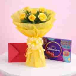 Celebration with Rose Flowers