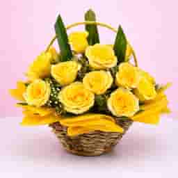 Pretty Yellow in a Baskets