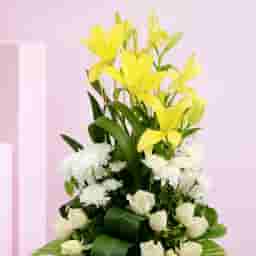 Serene Dreams Floral Basket