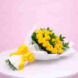 Friendship Day Yellow Rose Bouquet