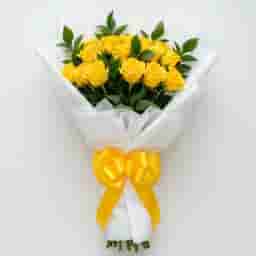 Friendship Day Yellow Rose Bouquet