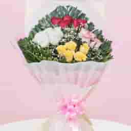 Mixed Color Roses for Birthday