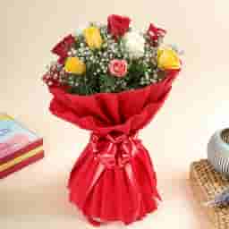 Mixed Roses Bouquet for Birthday