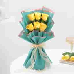 Yellow Rose Bouquet Delivery in Nagpur