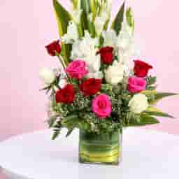 Exotic Vase Flower Arrangement