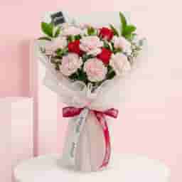 Bright Roses in a Bouquet