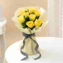 Yellow rose bouquet delivery service in Bhubaneswar