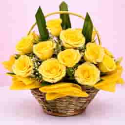 Pretty Yellow in a Baskets