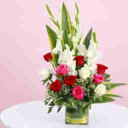 Exotic Vase Flower Arrangement