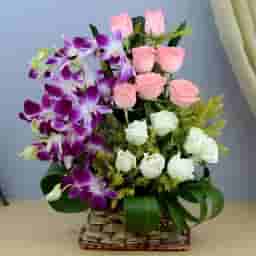 Roses and Orchids Bouquet
