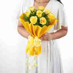 Yellow Rose Bouquet Delivery in Surat