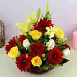 Exotic Flower Basket