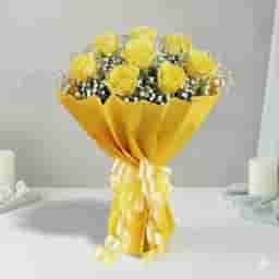 Yellow Rose Bouquet Delivery in Surat