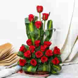 Unique Red Rose Bouquet