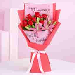 Romantic Anniversary Surprise Combo