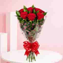 Simple Red Rose Bouquet