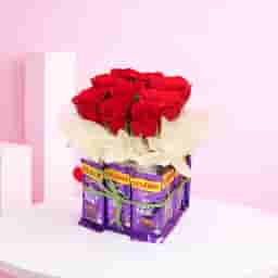 Sweet Chocolate Rose Box