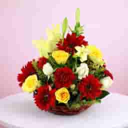 Exotic Flower Basket