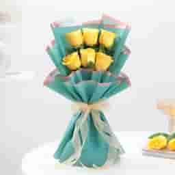 Yellow Rose Bouquet in Ahmedabad