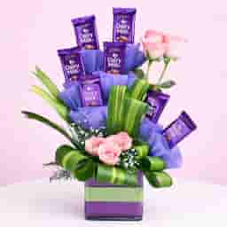 Dairy Milk Rose Bouquet