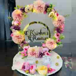 Engagement Ring Platter with Name