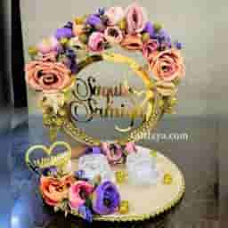 Customized Ring Wedding Tray