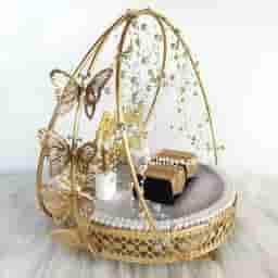 Modern Engagement Ring Plate Decoration