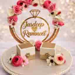 Simple Engagement Ring Platter