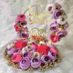 Engagement Plate Decoration
