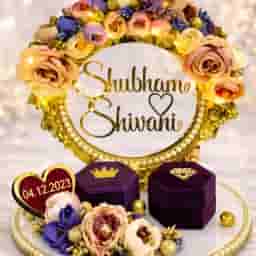 Customized Ring Wedding Tray