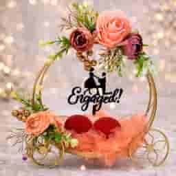 Couple Ring Tray Platter