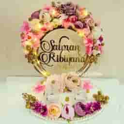 Engagement Ring Platter Decoration