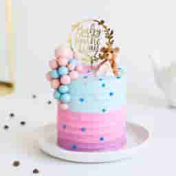 Baby Shower Cute Teddy Cake
