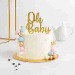 Elegant Cake for Baby Shower Party