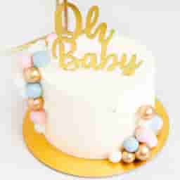 Elegant Cake for Baby Shower Party