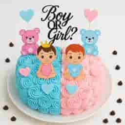 Simple Cake for Baby Shower