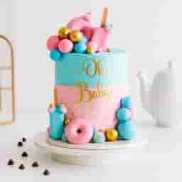 Customized Baby Shower Cake