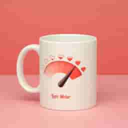 Love Meter Couple Coffee Mug