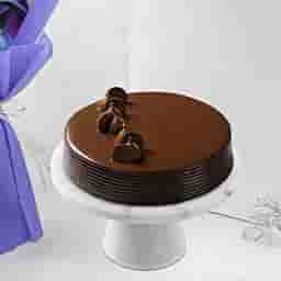 Single Orchid with Cake