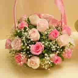 Oreo Treat with Pink Bloom Basket