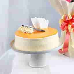 Mixed Gerberas with Butterscotch Delight