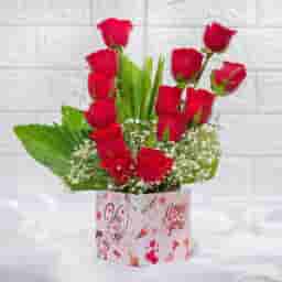 Rose Box with Ferrero Rocher
