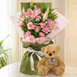Blushing Pink Floral Arrangement