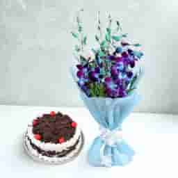 Orchid and Cake Combo