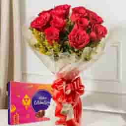 Elegant Red with Sweet Celebration