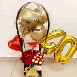 Happy Birthday Hot Air Balloon Bouquet
