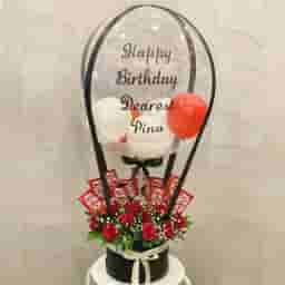 Birthday Chocolates Flowers Combo