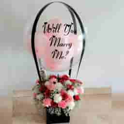 Marry Me Hot Air Balloon Bouquet