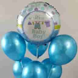 Welcome Baby Boy Balloon Bouquet