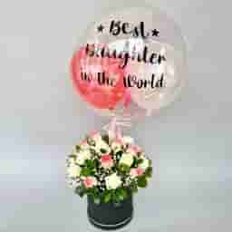 Personalized Balloon Hamper for Daughter